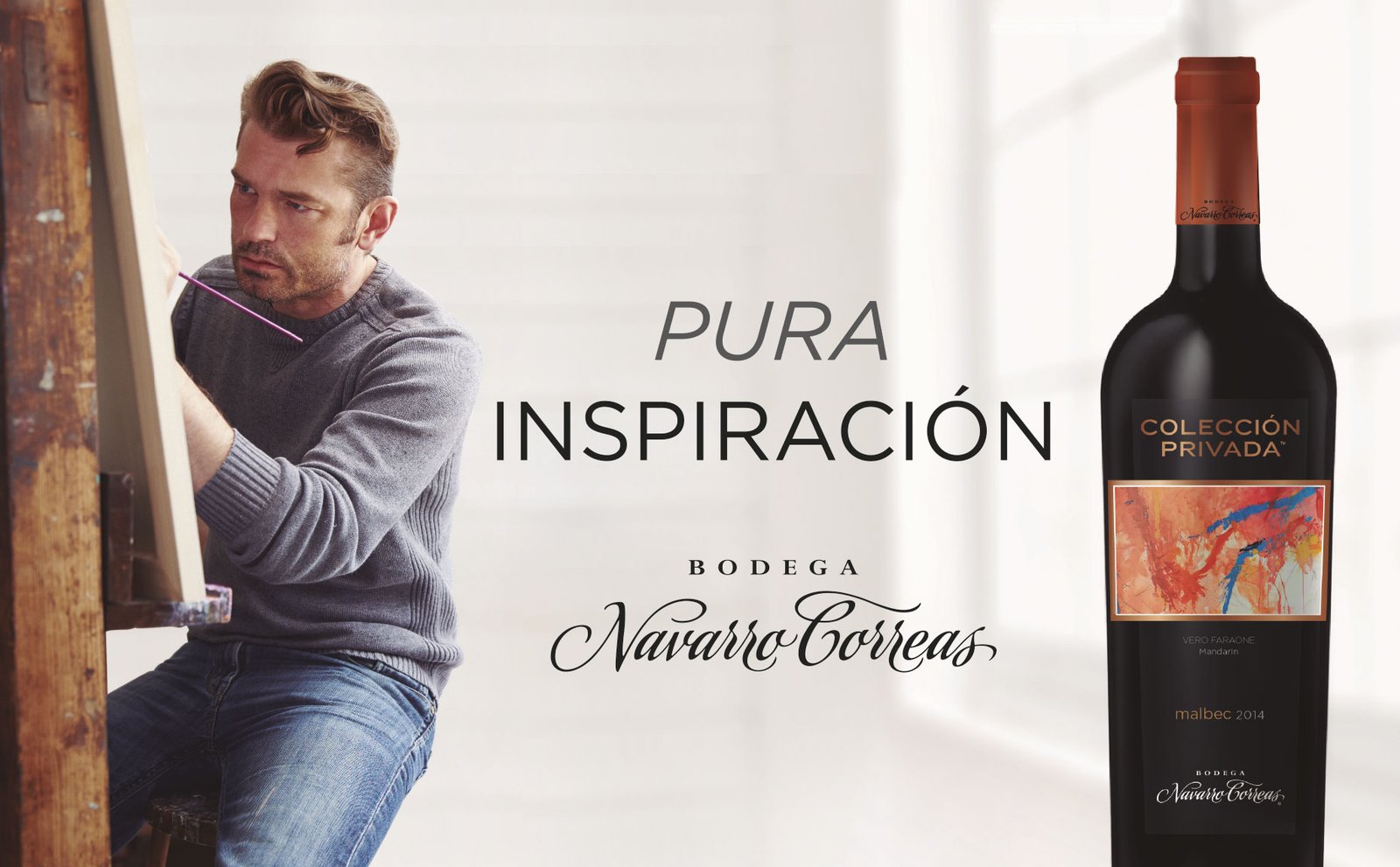 Key Visual Colección Privada. Bodega Navarro Correas.